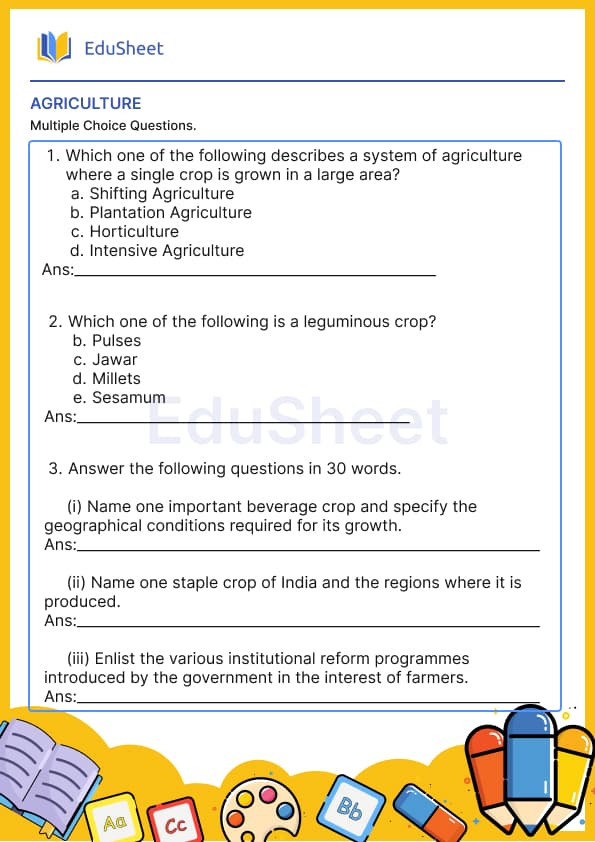 Agriculture Agriculture