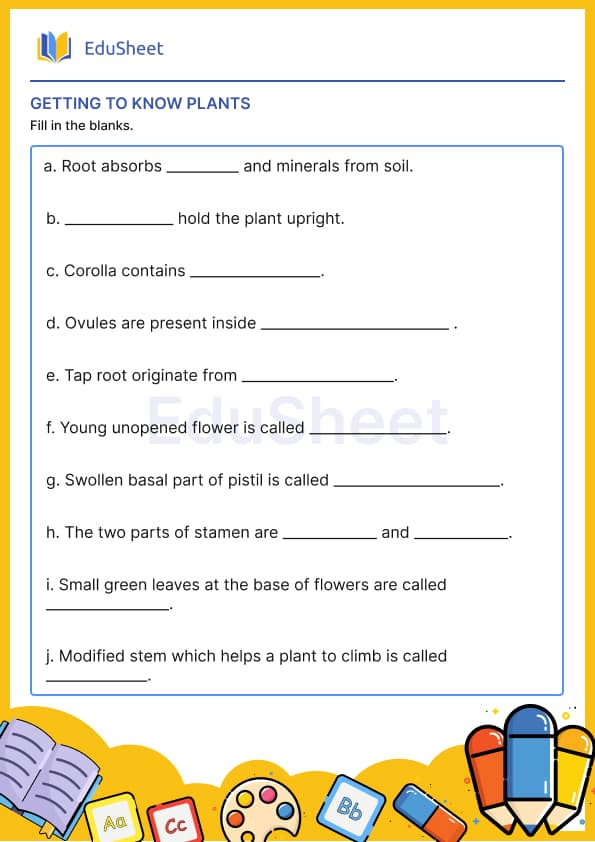 Getting to know plants Getting to know plants