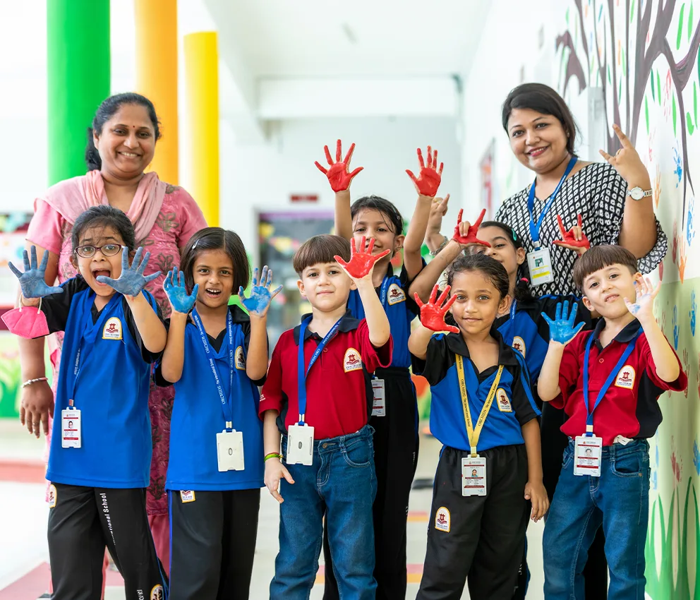 Orchids International School students
